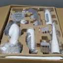 Dog Grooming Vacuum and Kit, Clipper Nail Trimmer Grinder, 2.5L Dust Cup 7 Grooming Tools 11000Pa Pet Vacuum for Shedding Grooming, Dog Hair Vacuum, Home Cleaning, PG50 Plus (Gray)