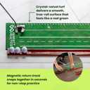 Perfect Practice Putting Mat Indoor Putting Green for Home & Office Golf Training Aid for Putting Practice Premium Golf Putting Mat with Realistic Turf Golf Gifts for Men