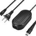 TKDY CA-110 Camcorder Charger CA110 Power Cable Kit for Canon VIXIA HF M50 R800 R80 R700 R500 M52 M500 HF-R70 HF-R72 HF-R700 R50 R52 R60 R200 R300, LEGRIA HF R206 R26 Cameras AC Adapter.