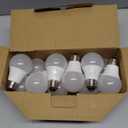 Energetic A19 LED Bulb 60W Equivalent, 5000K Daylight LED Light Bulbs, E26 Standard Base, 760LM, Non-Dimmable, ETL Listed, 12 Packs