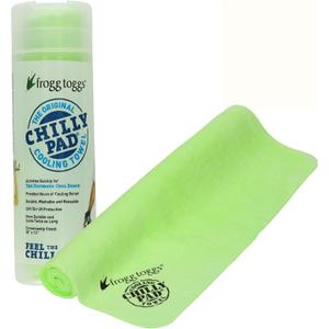 FROGG TOGGS Chilly Pad, Instant Cooling Towel, Long Lasting, Reusable, Sports and Outdoors Neck Towel 33x13 (Hivis Lime Green)