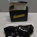 Wrestling Headgear, Youth Wrestling Headgear for Men with Chin Cup & Pad, Sorf Ear Guard for MMA, Jiu-Jitsu (for Users Age 10+) (Black Headgear & Black Strap)