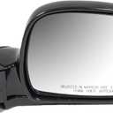 Dorman 955-306 Passenger Side Manual Door Mirror - Folding Compatible with Select Models, Black