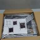 SUOERNUO Laundry Sorter Basket 2 Bag Laundry Hamper Cart with Rolling Lockable Wheels and Removable Bags Laundry Organizer Cart for Clothes Storage, Black