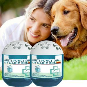 Air Magic Box, Indoor Air Purification Dust Removal Magic Box, Long-Lasting Air Freshener 120g for Home, Office, Bedroom, Pet Areas (2PCS)