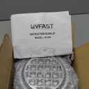 Mini Waffles Maker with 6 Removable Plates, 3 in 1 Small Waffle Maker Mini- Waffle, Heart Waffle, Donut, 4.5" Non Stick Waffle Iron for Kids and Families, Black