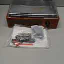 Vinyl Record Player Turntable with Built-in Bluetooth Receiver & 2 Stereo Speakers, 3 Speed 3 Size Portable Retro Record Player for Entertainment and Home Decoration (Brown)