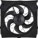 TYC 620520 Cooling Fan Assembly Compatible with 2002-2004 Jeep Liberty