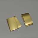 MECCANIXITY 50 Business Card Stock 3.5" x 2" Blank Business Cards for Laser Printer Small Message Note Card Graffiti Scrapbooking DIY Thanks Cards, Golden