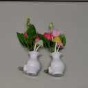 2Pack Plug in LED Night Light w/ Auto Dusk to Dawn Sensor, AUSAYE 0.5W Energy Saving Lamp Dream Nightlight Rose Flower Mushroom Lights for Kids Adults Bedroom, Bathroom, Living Room, Kitchen, Hallway