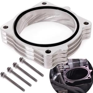 Throttle Body Spacer For 2009-2018 Dodge RAM 1500 2500 3500 5.7l v8 (silver)