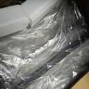 LOFTEY Book Shelf Small Bookshelf, 3 Tier Industrial Short Bookshelf, Metal Open Shelf Bookcase for Living Room, Bedroom, and Office, Rustic Brown