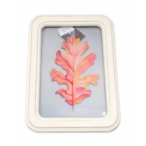 Holiday Home 11.8 Inch Yellow Leaf Wall Decor, 11.8 in
