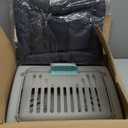 SportPet Designs Sport Pet Foldable Travel Cat Carrier with A Waterproof Bed - Front Door Plastic Collapsible Carrier, Gray (CM-10064-CS01) (18.5"L x 14.3"W x 15.3"H)