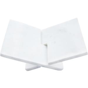 Bloomingville Decorative Marble Book Holder, White