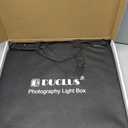 Light Box Photography, 16x16 Inch Photo Light Box with 160 Dimmable LED Lights (CRI 97+), 6 PVC & 2 Paper Backdrops, Portable Studio Box for Product Photography: Jewelry, Food, Shoes