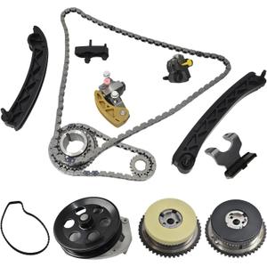 2.0L 2.5L Timing Chain Kit with VVT Gears & Water Pump Fit for 2013-2017 Buick Cadillac Chevrolet Malibu GMC 16Valve # AW6750 12638661 12627114