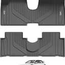 3W Floor Mats for Hyundai Ioniq 5 2022-2024 2025 (Only for Unmovable Console), TPE All Weather Custom Fit Floor Mats for Hyundai Ioniq 5 1st and 2nd Row Full Set Car Liners, Black