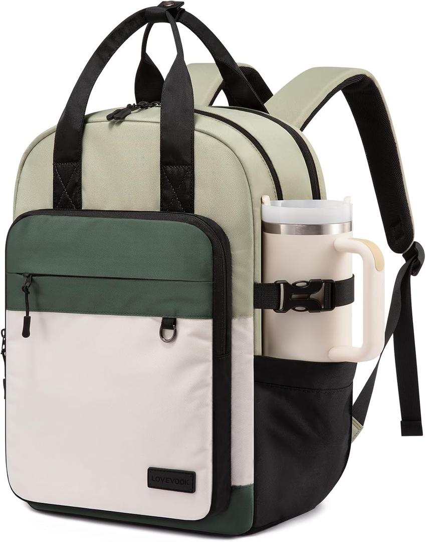 LOVEVOOK 17.3 Inch Laptop Backpack for Women, Travel Carry-On Backpack Purse, College Bookbag for Teen Girls School