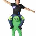 Morph Alien Piggyback Costume, Alien Costume Adult, Piggyback Adult Costume, Halloween Costumes for Men, One Size