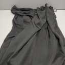 Xscape Womens Long Off Shoulder Sweetheart Neck Side Ruffle Gown (14 Petite, Black)