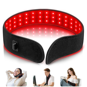 Red Light Therapy Belt for Body, Near Infrared Light Therapy for Face Neck 15W Wearable Red Light Neck Wrap with Timer Belt for Chin Hand Wrist Knee Unisex Gift