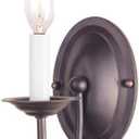Livex Lighting 4151-07 Home Basics 1 Light Bronze Wall Sconce