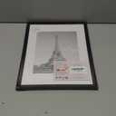 upsimples 11x14 Picture Frame, Display Pictures 8x10 with Mat or 11x14 Without Mat, Wall Hanging Photo Frame, Black, 1 Pack