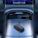 Wireless Carplay Adapter for iPhone, Easy to Upgrade Wired CarPlay to Wireless, Plug & Play, Mini Size with USB A & Type-C, Wireless Control Adapter for Cars from 2017 and iOS 10+ (Black)