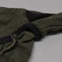 DENTRUN Cat Clothes with Anti-Shedding Fabric - Soft Recovery Suit & Breathable Lint-Resistant Cat Sweater for Wound Care & Hair Control, Kitten Onesie Pajamas, L, Army Green