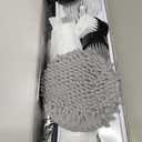 Electric Spin Scrubber, 8 in 1 Electric Cleaning Brush, Cordless Rechargeable Scrub Brush with 8 Replaceable Brush Heads, Adjustable Length and Angle Power Scrubber for Bathroom Tile Bathtub Glass (White Lz52)