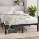 Zinus 14 Inch Elias Metal Platform Bed Frame, Steel Support, No Box Spring Needed, Easy Assembly, King