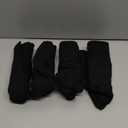 INNERSY Women's Plus Size XL-5XL Cotton Underwear High Waisted Briefs Panties 4-Pack (Black)