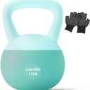 Soft Kettlebell - Cushioned Impact-Resistant Base and Anti-Slip, Kettle bell Anti-Slip Grip Weight for Home Workouts, Safe Strength Training Kettlebells Sets for Women & Men, With Non-slip Gloves