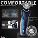 SH90 Compatible with Philips Norelco Series 9000(S9xxx) 8000(S8xxx) Electric Razor Shaver for Men, Shaver Head for Norelco 9000 Replacement Heads, Cuts 30% Closer in Less Strokes