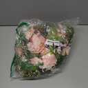 Lvydec 2 Pack Artificial Peony Flower Garland - 6ft Silk Peony Pink Flower Garland for Wedding Party Table Decoration (2, Pink)