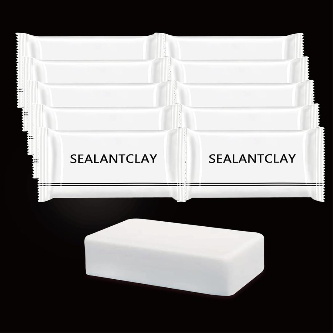 10-Pack Premium Waterproof Wall Repair Sealing Clay Duct Seal Ideal for Wall Hole Repair, Air Conditioning and Drainage Pipes Quick and Easy Solution