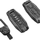 Heavy Metal Key Fob Cover Case Protector Suitable for Keychain,Protection Key Case for 2023 2024 Rouge Pathfinder Versa 5-Button Smart Car Key