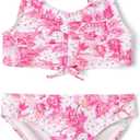 The Children's Place Girls' 2-piece Bikini Swimsuit (Pink, M)