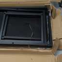 WLIVE 7 Drawer Dresser TV Stand, Entertainment Center, Media Console Table with Metal Frame and Wood Top for TV up to 45 inch, Chest of Drawers for Bedroom, Living Room, Black and Rustic Brown