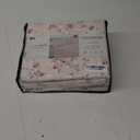 Modern Threads Silky Soft Microfiber and Wrinkle Free Sheets - Luxurious Microfiber Bed Sheets Includes Flat Sheet, Fitted Sheet with Deep Pockets, & Pillowcases Kashmir Rose, Queen (22 Floral Rose)