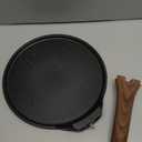 ESLITE LIFE 9.5 Inch Crepe Pan with Spreader, Nonstick Granite Coating Dosa Pan, Roti Tawa Comal Para Tortillas Pancake Griddle Pan, Induction Compatible, PTFE & PFOA Free, Black