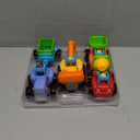 ORWINE Inertia Toy Early Educational Toddler Baby Toy Friction Powered Cars Push and Go Cars Tractor Bulldozer Dumper Cement Mixer Engineering Vehicles Toys for Children Boys Girls Kids Gift 4PCS