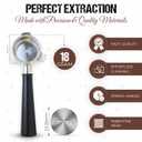 54mm Bottomless Naked Portafilter Compatible with 54mm Breville Espresso Machines (Black Aluminum Alloy)