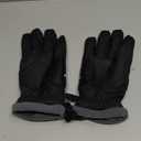 PULIOU Winter Waterproof Thermal Gloves for Men Women, Cold Weather Windproof Ski Snow Gloves with Touchscreen Fingers for Running Cycling Hiking Driving (Medium, Black-style 1)