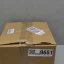 SAFIGLE Snowman Christmas Tree Topper 36 Inch Plush Snowman Head with Knitted Scarf Soft Cotton Padding Holiday Tree Decoration for Winter Home Party (White)