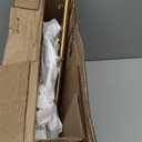 uxcell Keychain Display Stand, 1Pcs  Metal 2layer Rotating Jewelry Display Stand with 8 Hook, Adjustable Display Rack for Necklace Craft Shows (Gold)