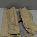 AddGrace Anti-Slip Bar Stool Cushions Square Bar Stool Seat Cushions with Ties Set of 4 Small Square Chair Pads with Machine Washable Cover 12"X12"X2" (Beige)