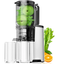 Canoly JE-75B 50RPM Cold Pressed Masticating Juicer BPA Free Low Noise Copper