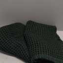 MIULEE Dark Green Set of 2 Waffle Bathroom Rugs, Boho Bath Rugs Non Slip Washable, Super Absorbent Bath Mats, Ultra Soft Rubber Backed Shower Mats for Bathroom Floor, Tub, 17"x24"+18"x30"